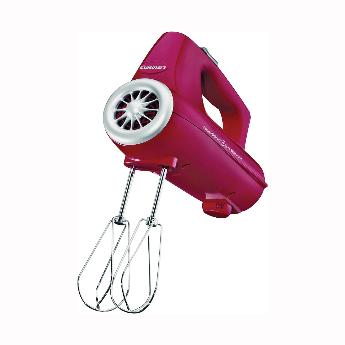Cuisinart Power Select Series CHM-3R Hand Mixer, 120 V, 220 W, 3-Speed, Red - 1