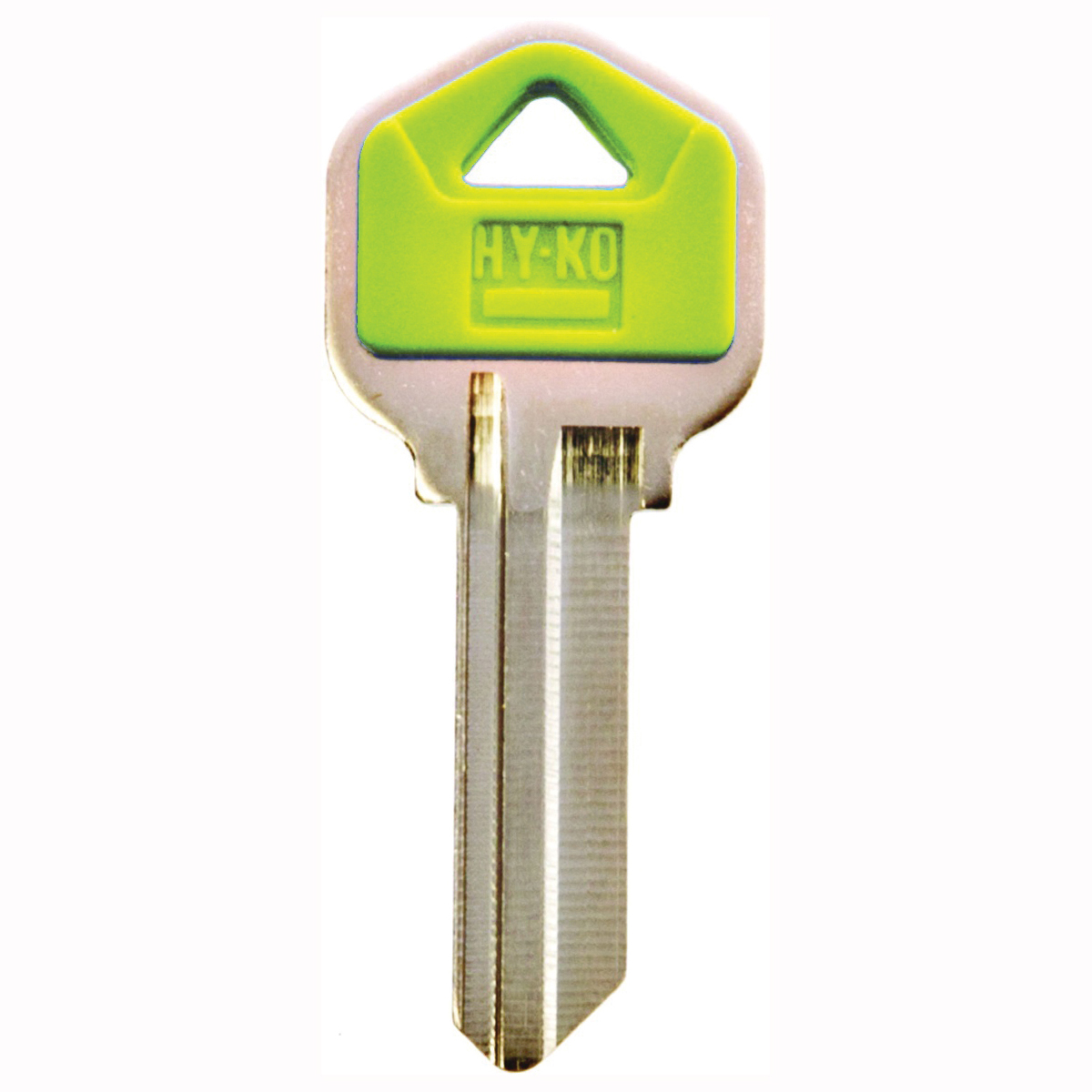 13005KW1PY Key Blank, Brass/Plastic, For: Kwikset Cabinet, House Locks and Padlocks