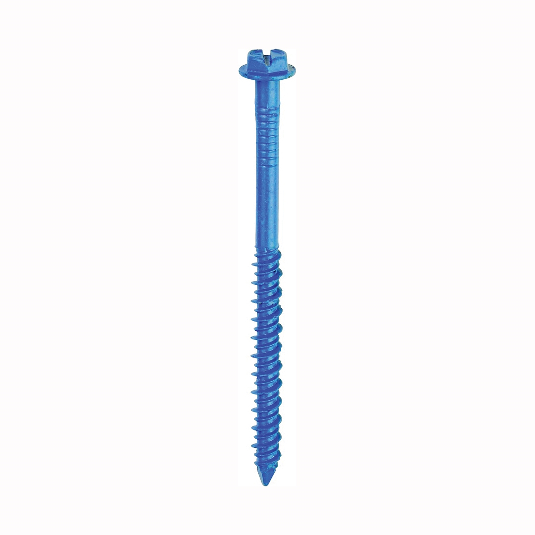 24315 Screw Anchor, 1-1/4 in L, Hex Drive, Steel, Climaseal