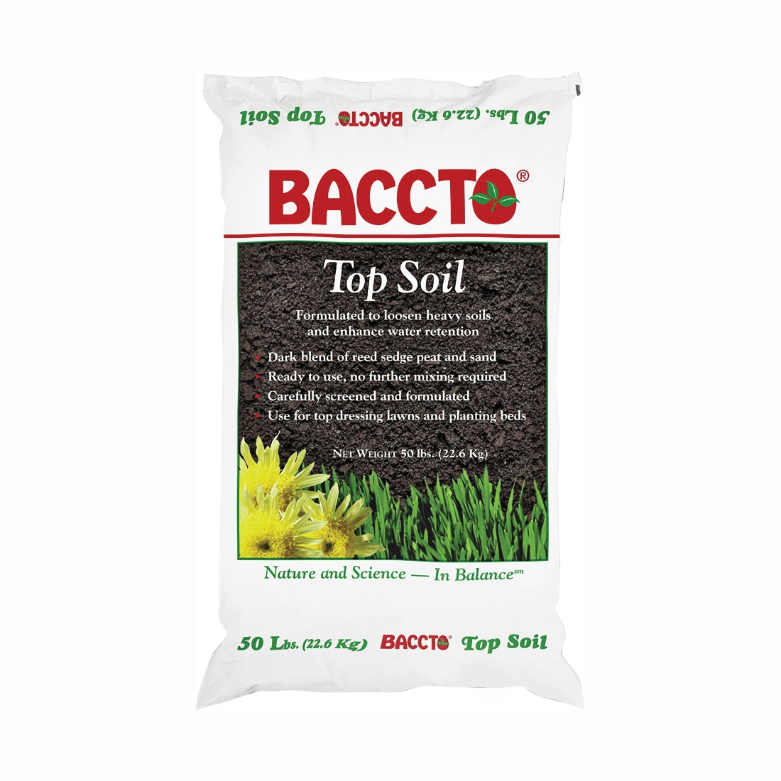 1550P Top Soil, Fibrous with Granular Texture, 50 lb, Bag