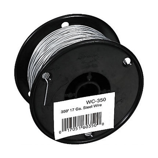 WC-350 Fence Wire, 17 ga Wire, Steel Conductor, 350 ft L