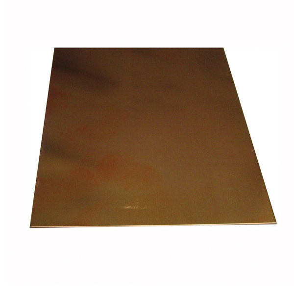 K & S 259 Decorative Metal Sheet, 22 ga Thick Material, 4 in W, 10 in L, Copper - 2