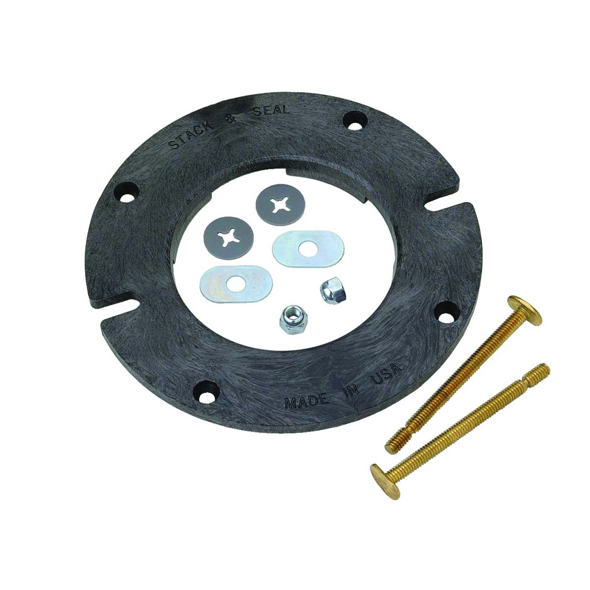 818-705 Toilet Flange Mounting Kit, Metal/Plastic