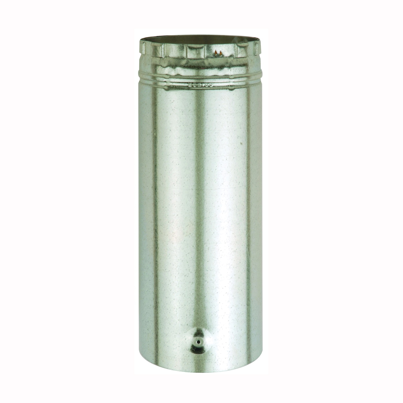 3E12A Type B Gas Vent Pipe, 3 in OD, 12 in L, Aluminum/Galvanized Steel, Brass