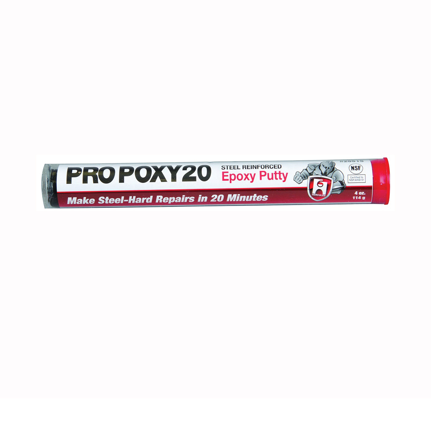 ProPoxy 20 Series 25515 Epoxy Putty, Solid, Black/White, 4 oz