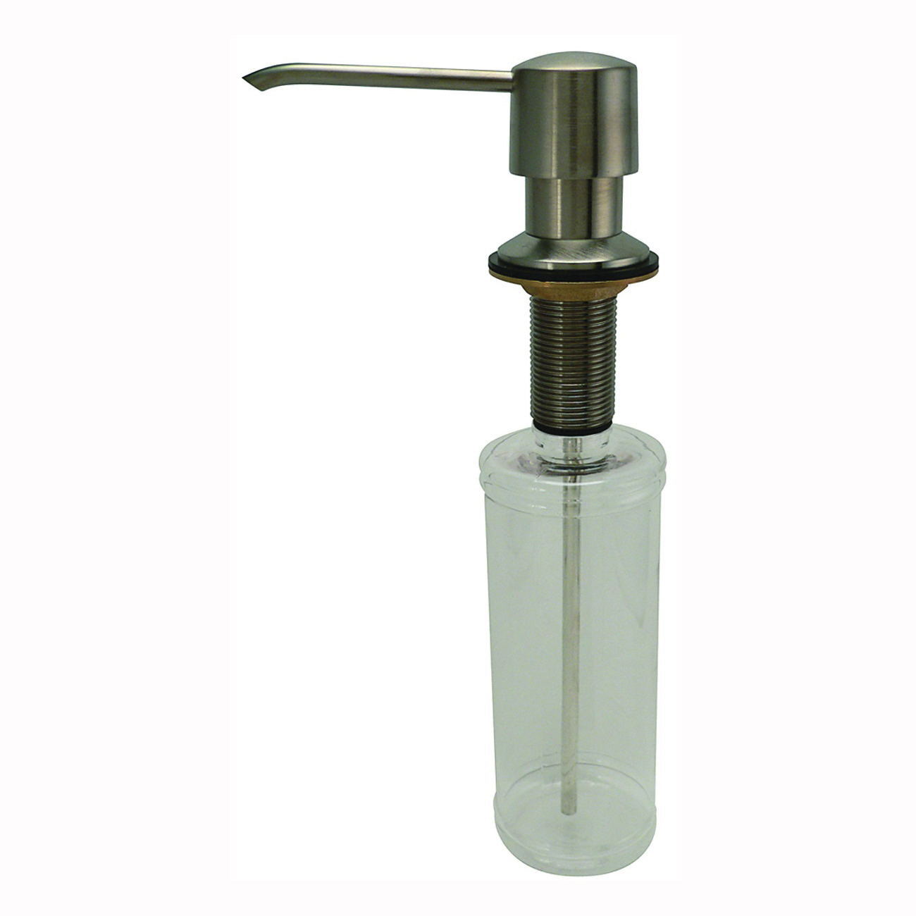 PP612DSBN Soap Lotion Dispenser, 10 oz Capacity, Brushed Nickel