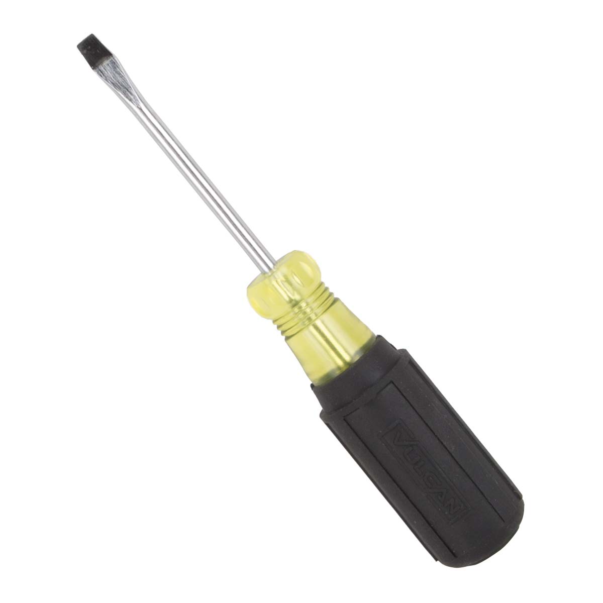Screwdriver, 3/16 in Drive, Slotted Drive, 6-1/2 in OAL, 3 in L Shank, Plastic/Rubber Handle
