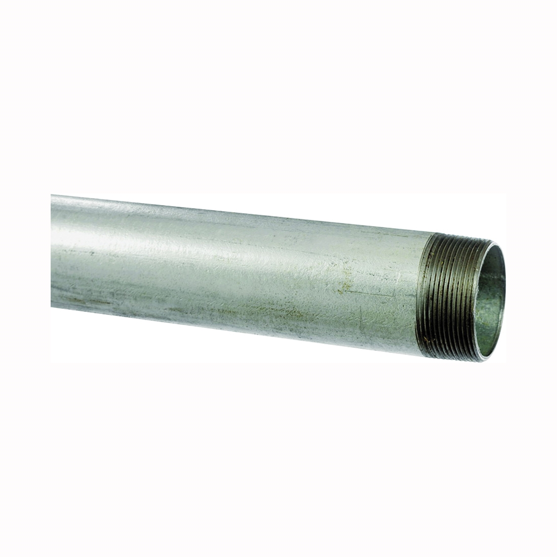 GALV 1/2 Pipe, 1/2 in, 21 ft L, Threaded
