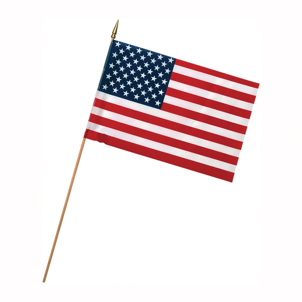 Valley Forge USE12D USA Stick Flag Display, Polycotton - 2