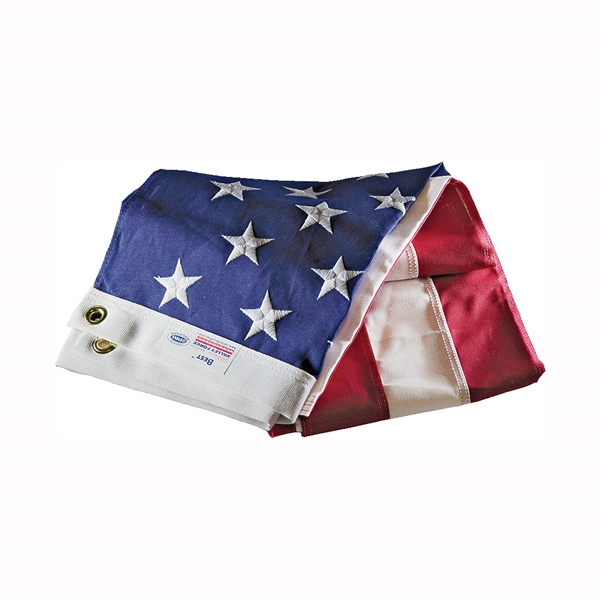 USB3 USA Flag, 3 ft W, 5 ft H, Cotton