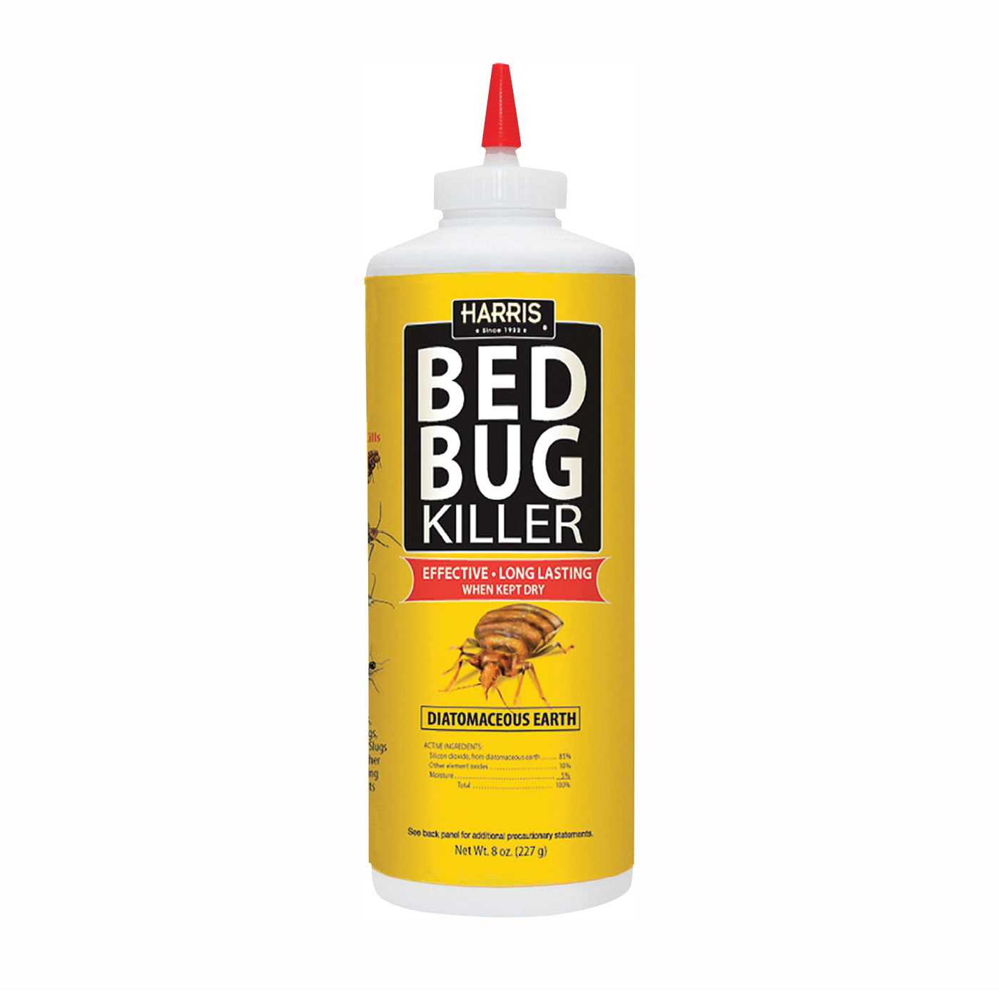 HDE-8 Bed Bug Killer, Powder, Spray Application, 8 oz, Bottle