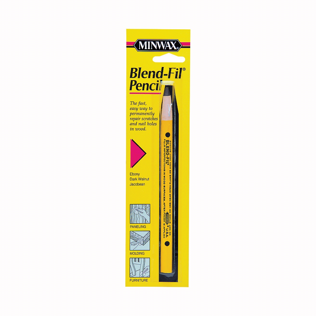Minwax Blend-Fil 110066666 Wood Filler Pencil, Solid, Cherry/English Chestnut, #6 - 1