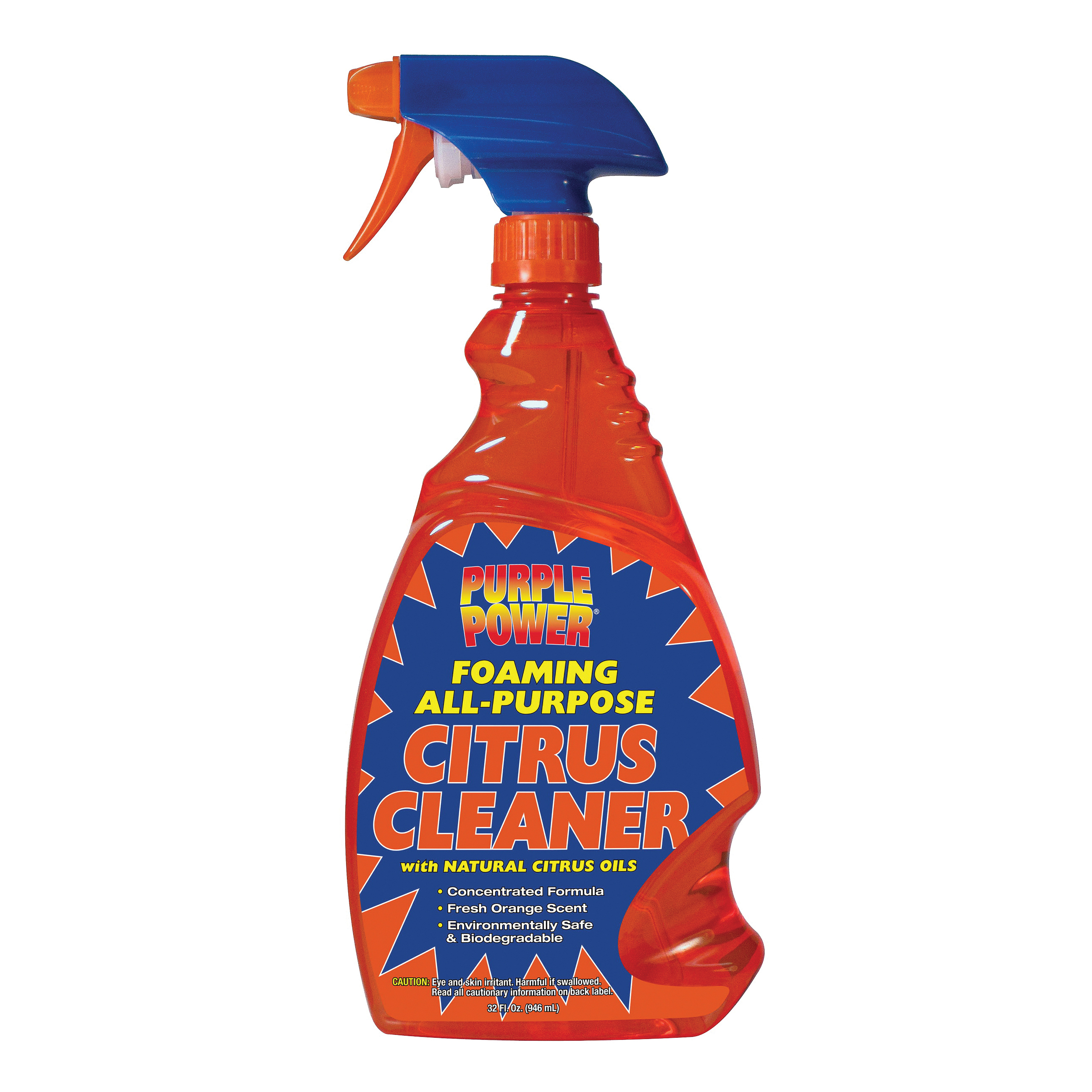 4398PS Citrus Cleaner, 32 oz Bottle, Liquid, Pleasant Orange