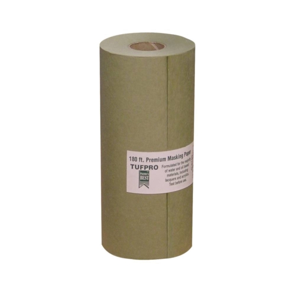 EasyMask 12206 Trim Masking Paper, 180 ft L, 6 in W, Green