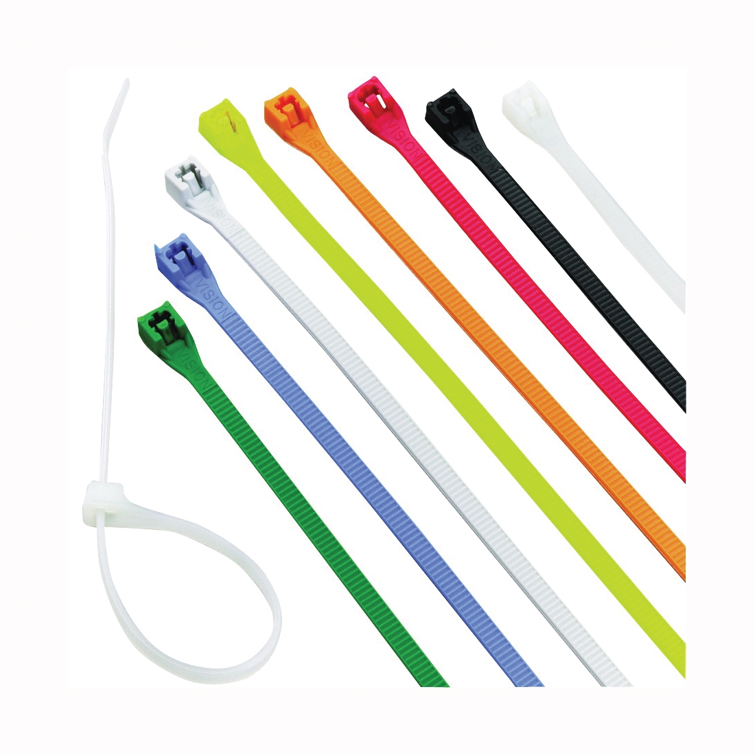 73240 Cable Tie, 6/6 Nylon, Assorted