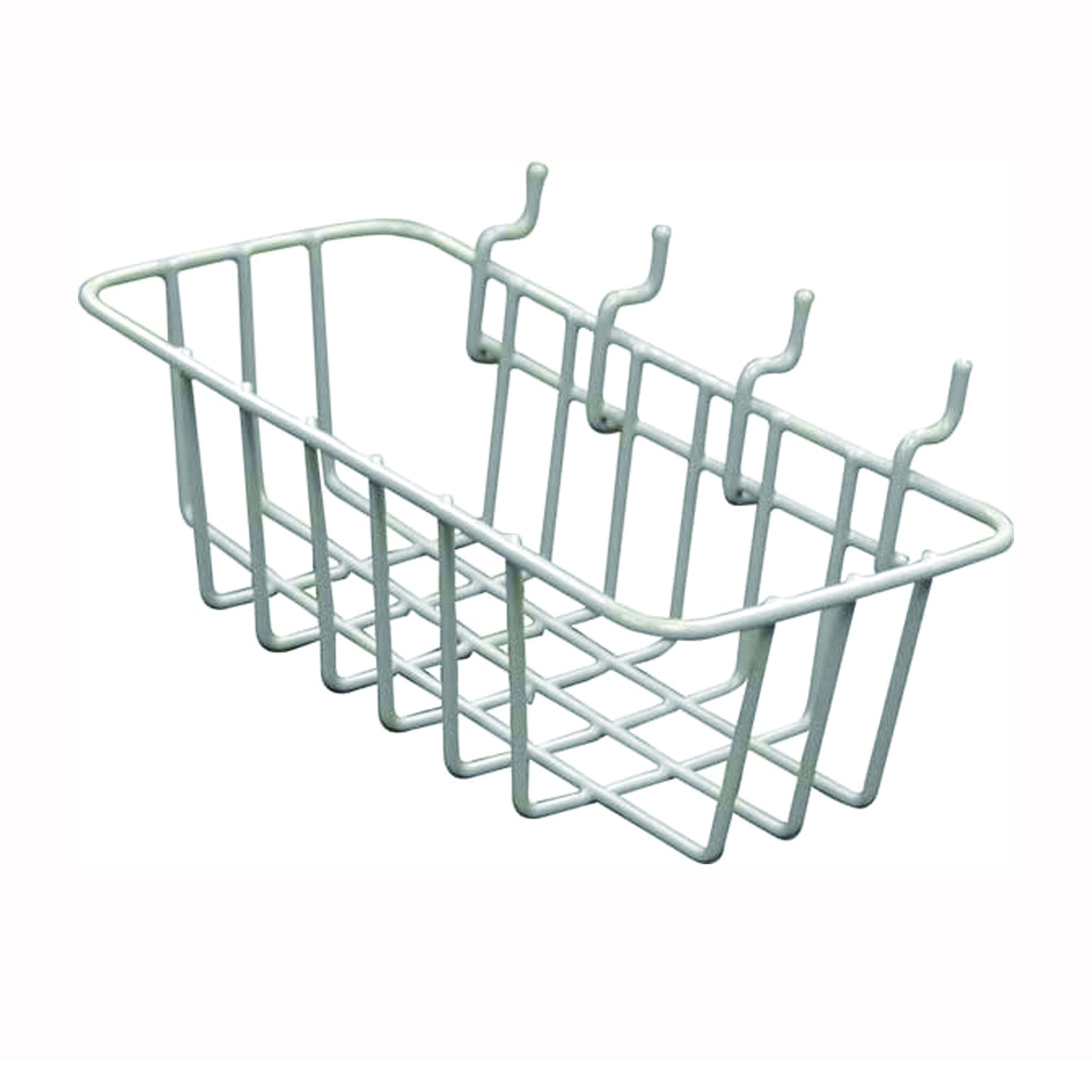 WB85 Wire Basket, 5 lb Working Load, Vinyl, Silver