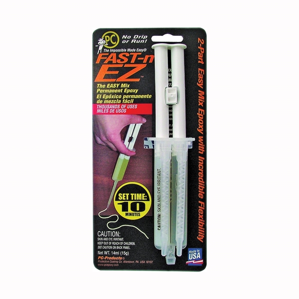 PC-FAST-N EZ 61411 Epoxy Adhesive, Beige, Paste, 14 mL Syringe