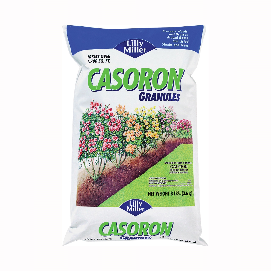 Image 100524195 Casoron Granules Herbicide, Granular, Brown/White, 8 lb Bag - 1