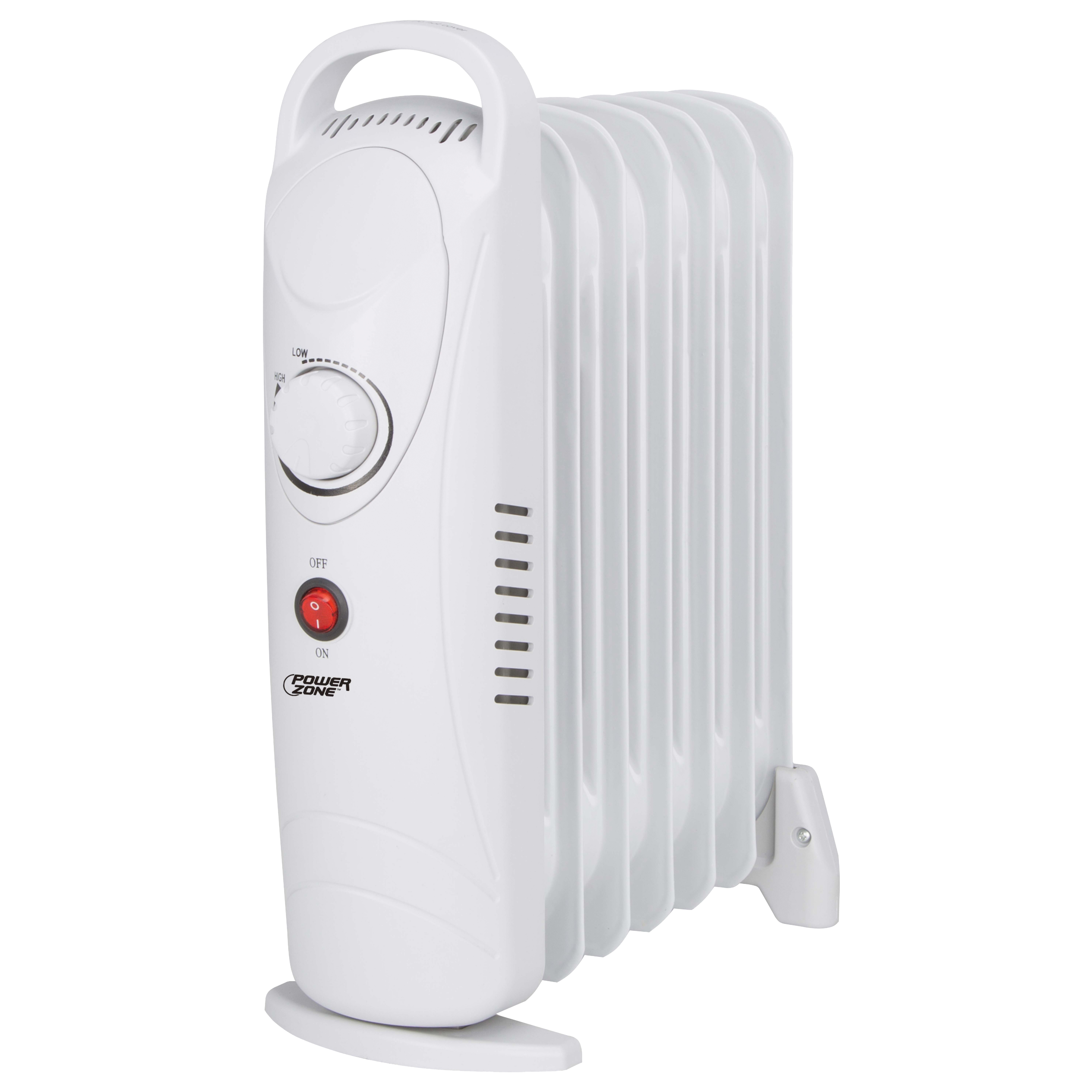 CYPB-7 Mini Oil Filled Heater, 5.8 A, 120 V, 700 W Heating, 1-Heating Stage, White