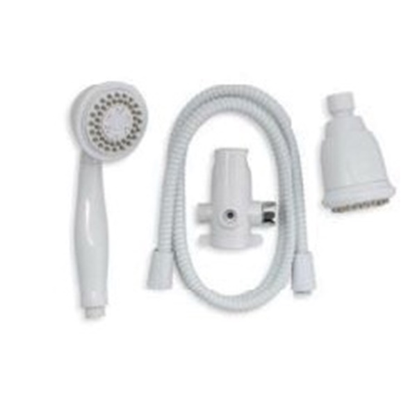 K750WH Shower Head Kit, 1.8 gpm, 3-Spray Function, 60 in L Hose