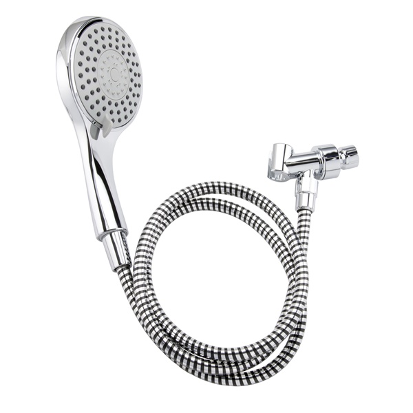 K747CP Handheld Shower, 1.8 gpm, 5-Spray Function, Polished Chrome, 60 in L Hose