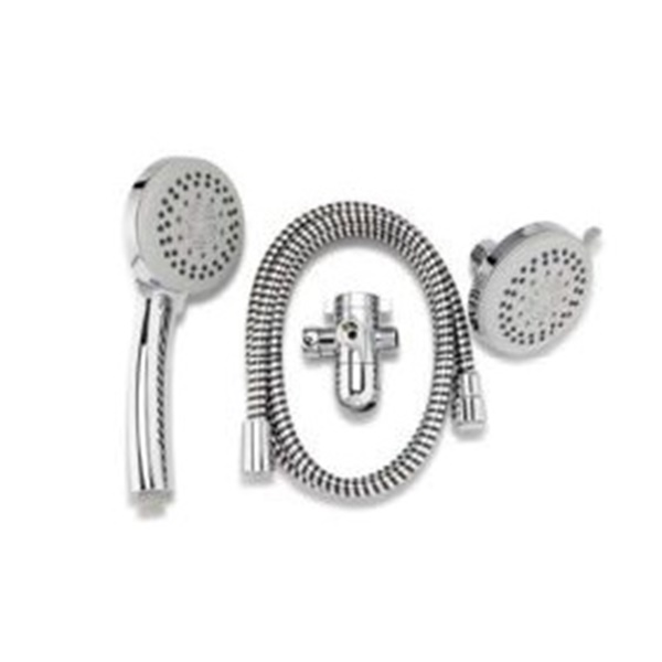K751CP Shower Head Kit, 1.8 gpm, 5-Spray Function, Polished Chrome, 60 in L Hose