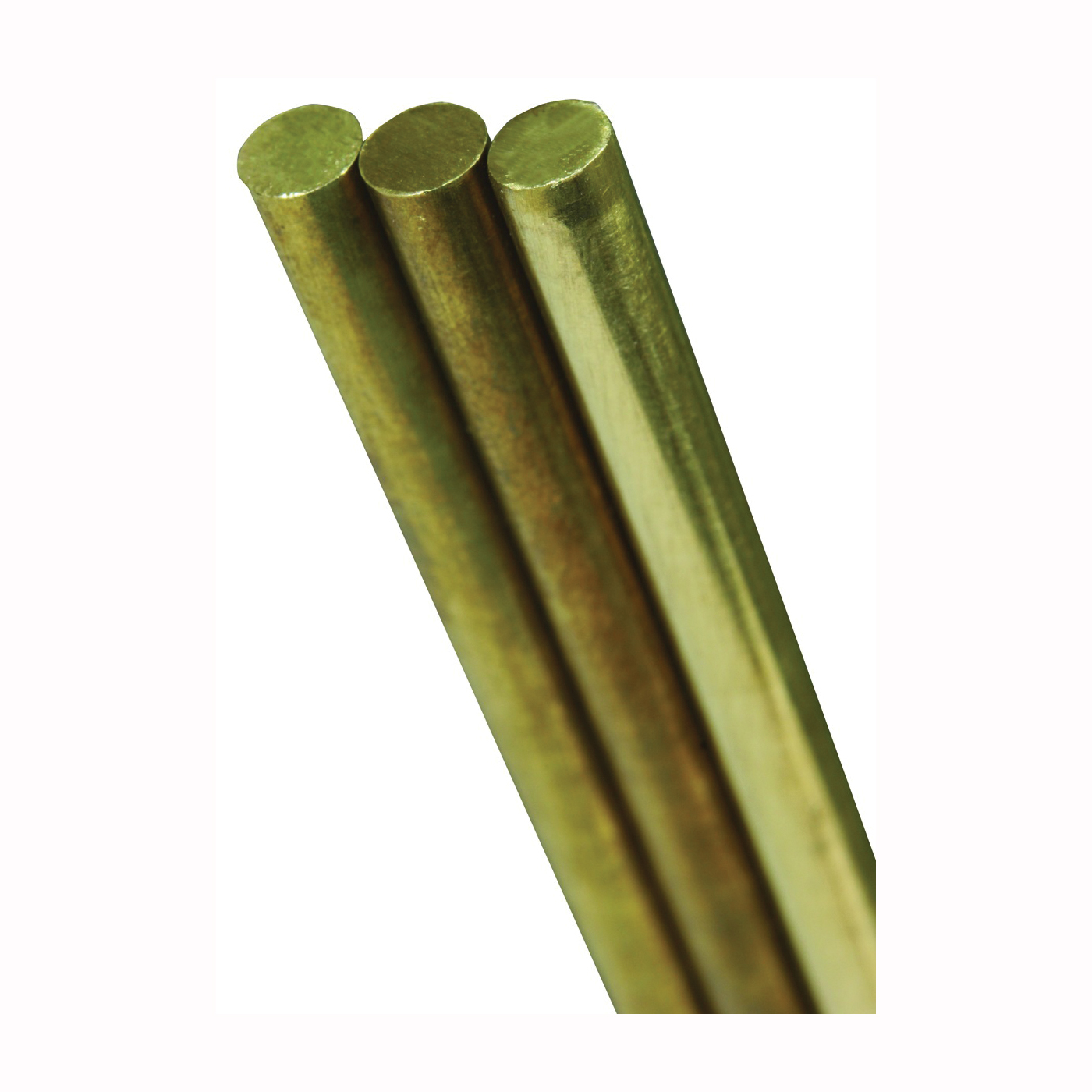 K & S 1165 Decorative Metal Rod, 1/4 in Dia, 36 in L, 260 Brass, 260 Grade
