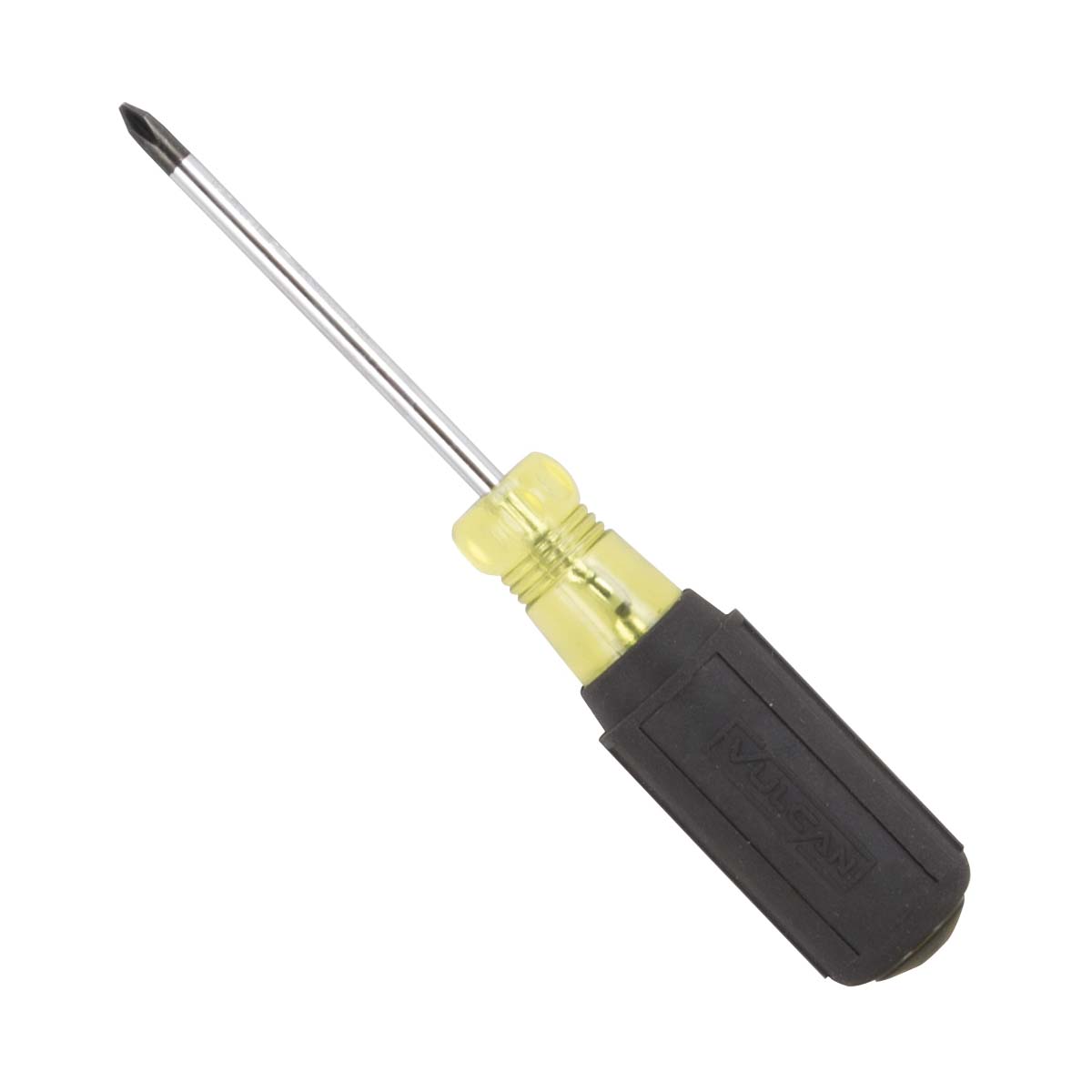 Screwdriver, #1 Drive, Phillips Drive, 6-3/4 in OAL, 3 in L Shank, Plastic/Rubber Handle