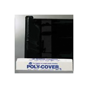 4X3BB Poly Film, 200 ft L, 3 ft W, Black