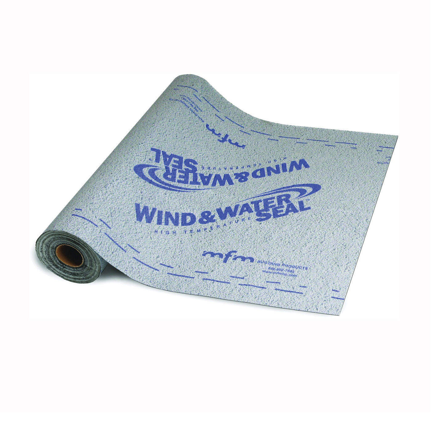 48267 Roofing Underlayment, 67 ft L, 36 in W, Polymer, White