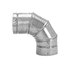 105230 Elbow, 5 in Connection, Galvanized Steel