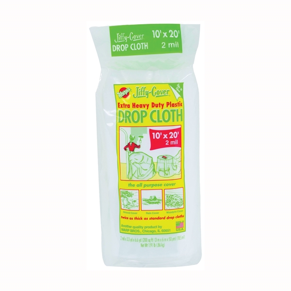 Warp's 2JC-1020 Drop Cloth, 20 ft L, 10 ft W