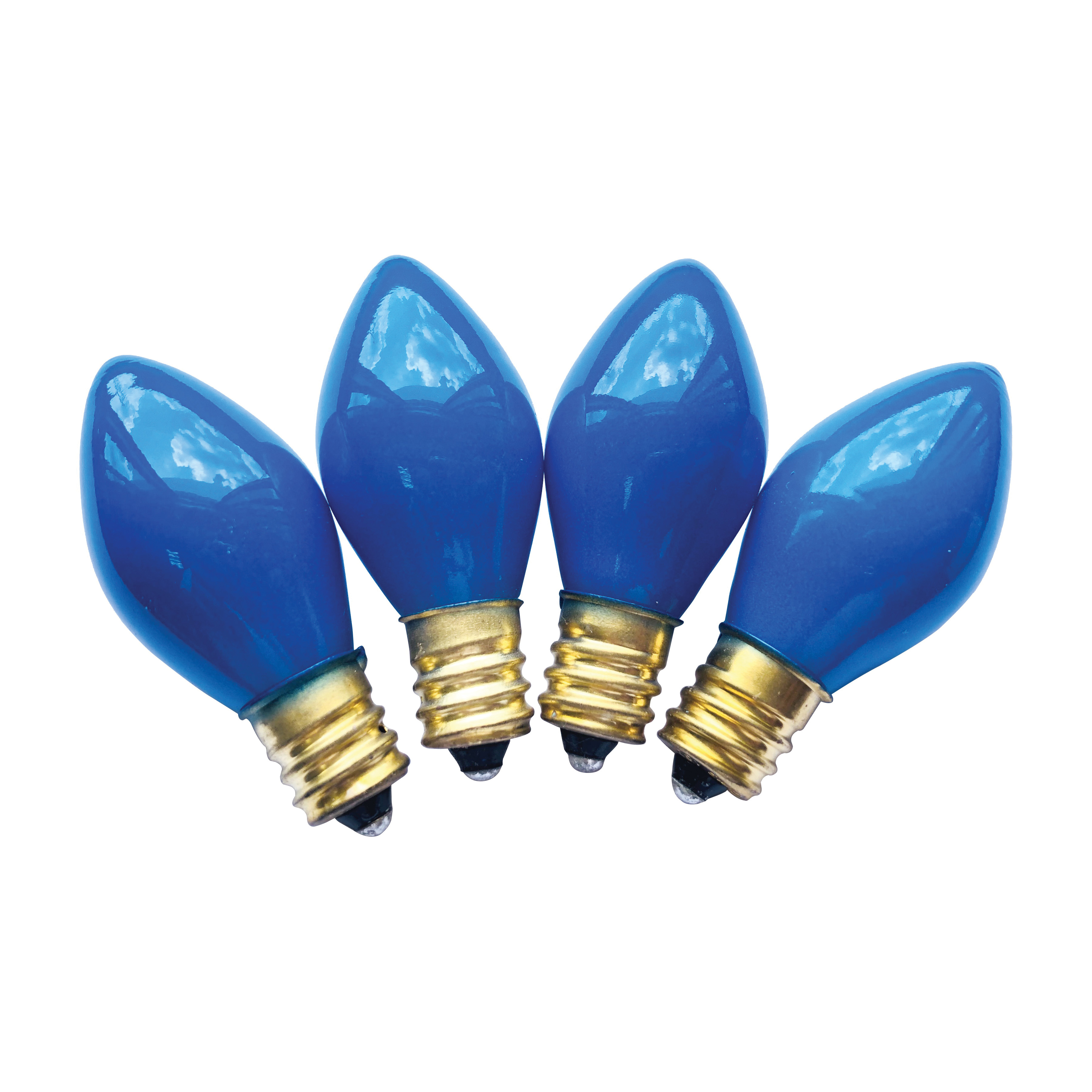 16294 Replacement Bulb, 5 W, Candelabra Lamp Base, Incandescent Lamp, Ceramic Blue Light