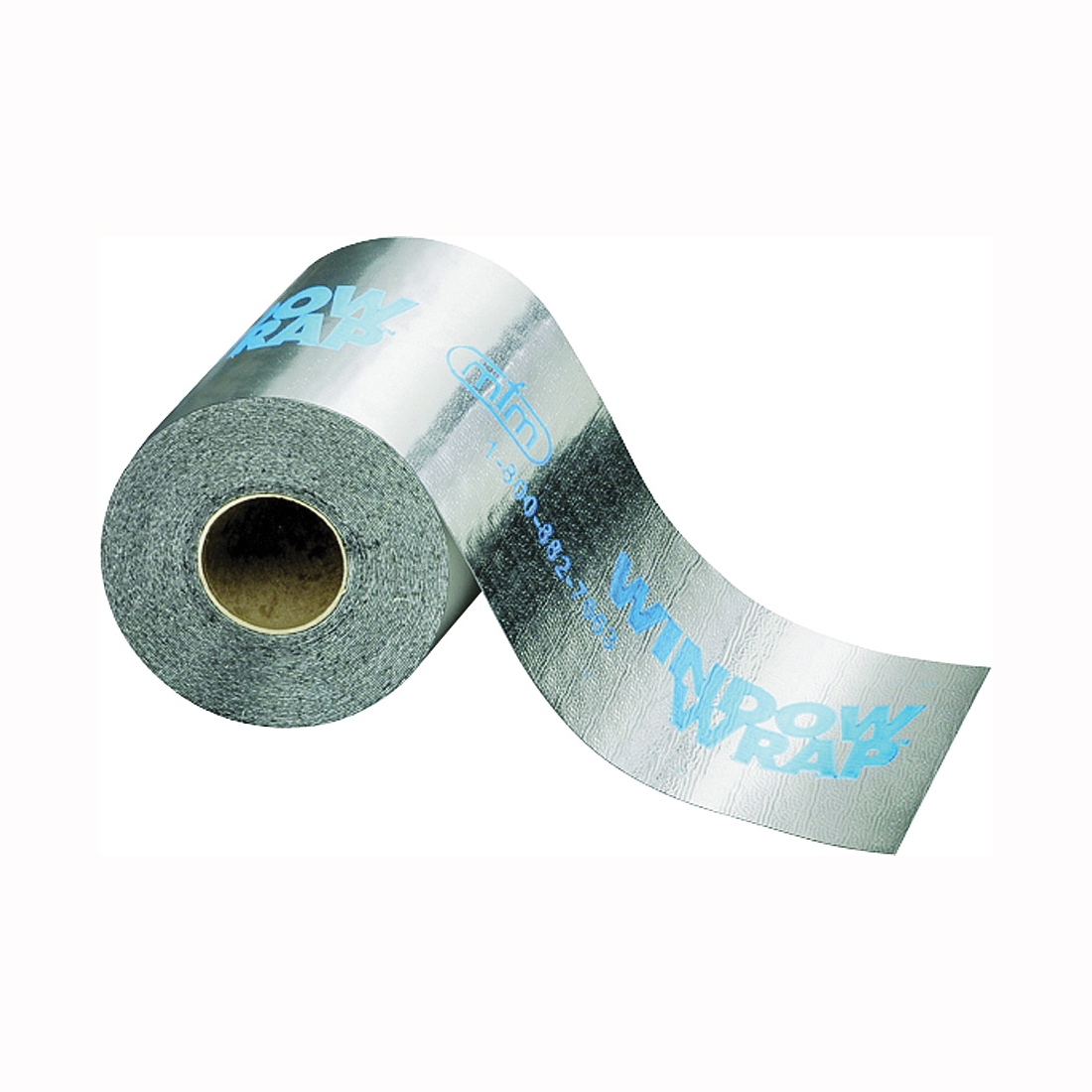 PSX-20 Series 45W04 Waterproofing Flashing Tape, 100 ft L, 4 in W, Polymer, Silver