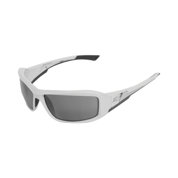 XB146 Non-Polarized Safety Glasses, Unisex, Polycarbonate Lens, Full Frame, Nylon Frame, White Frame