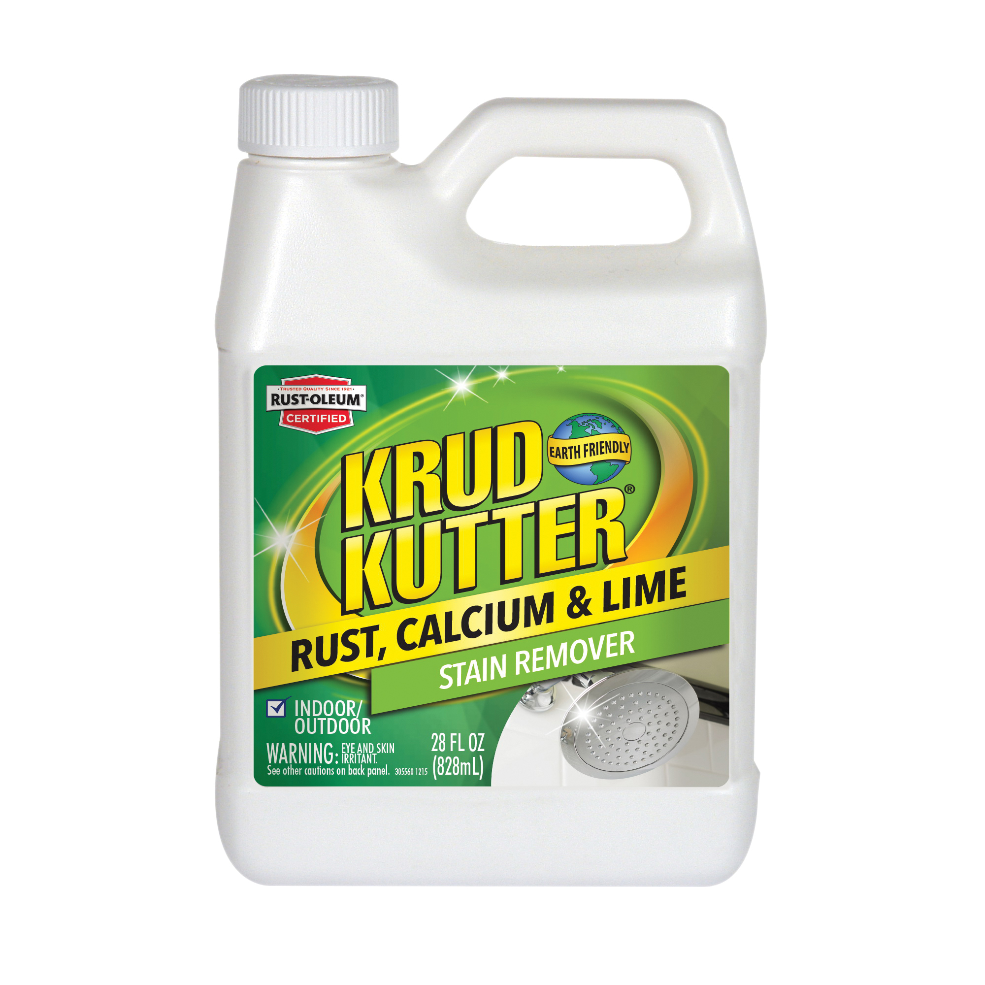 Krud Kutter 305475 Calcium/Lime/Rust Cleaner, 28 oz, Liquid, Mild, Light Yellow