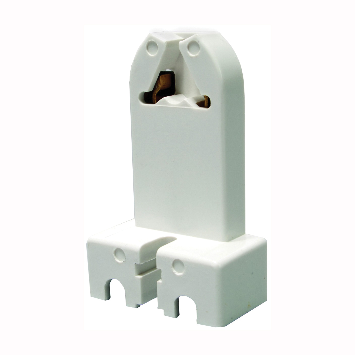 Eaton Wiring Devices 924W-BOX Lamp Holder, Standard, 1.44 in W x 2.37 in H Dimensions, 600 VAC, 660 W, White