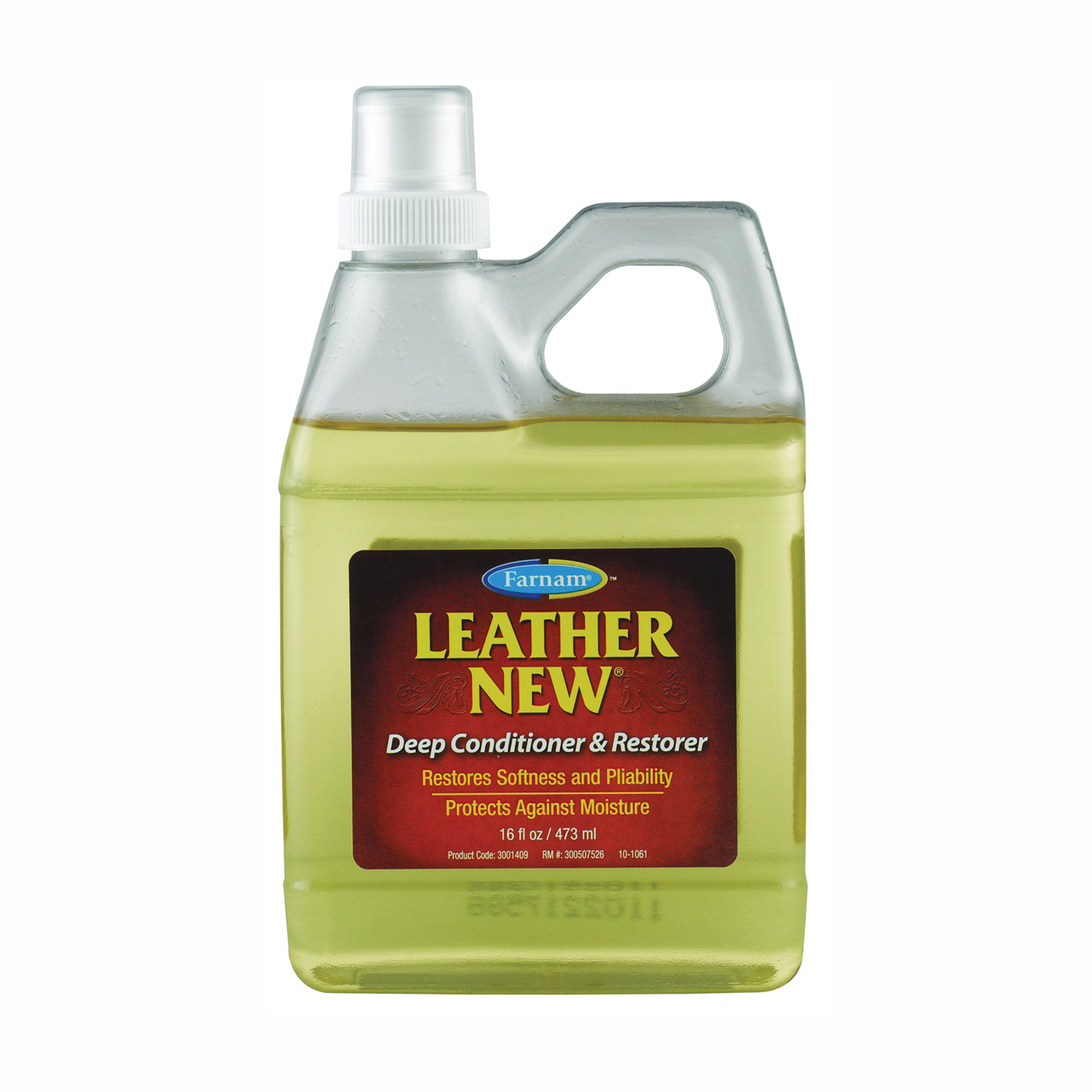 Farnam Leather New 3001409 Deep Conditioner and Restorer, Liquid, Clear Yellow, 16 oz
