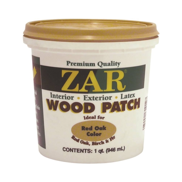 ZAR 31012 Wood Patch, Paste, Amine, Red Oak, 1 qt Pail