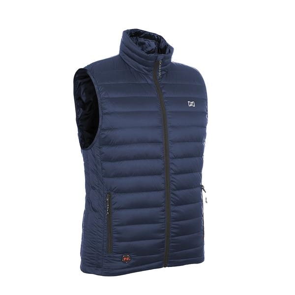 Mobile Warming MWJ18M08-06-04 Endeavor Vest, L, Men's, Fits to Chest Size: 42 in, Nylon, Navy - 2