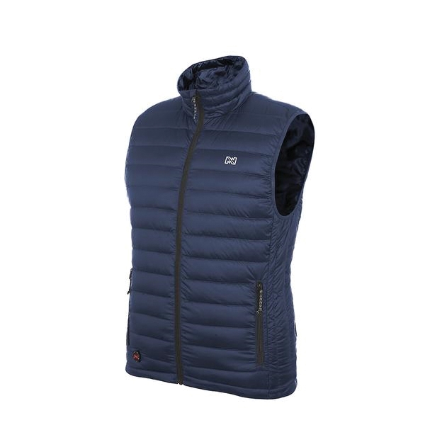 Mobile Warming MWJ18M08-06-04 Endeavor Vest, L, Men's, Fits to Chest Size: 42 in, Nylon, Navy - 3