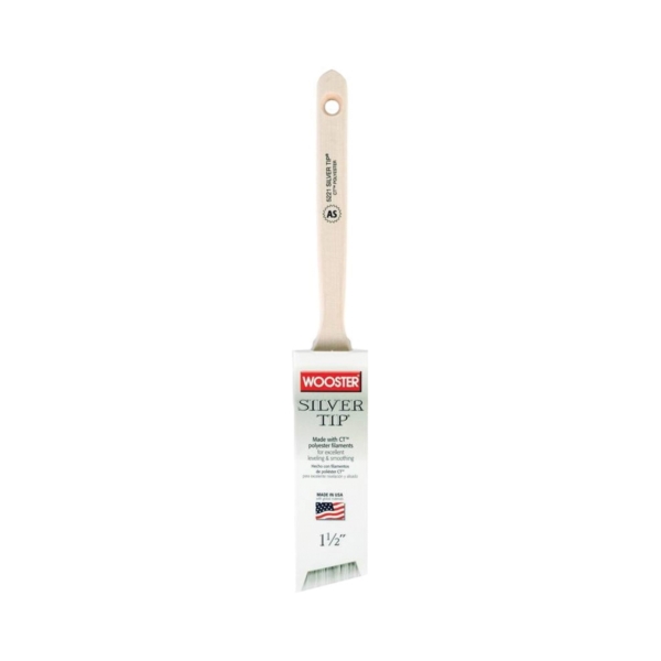 Wooster 5221-1-1/2 Paint Brush, 1-1/2 in W, 2-7/16 in L Bristle, Polyester Bristle, Sash Handle