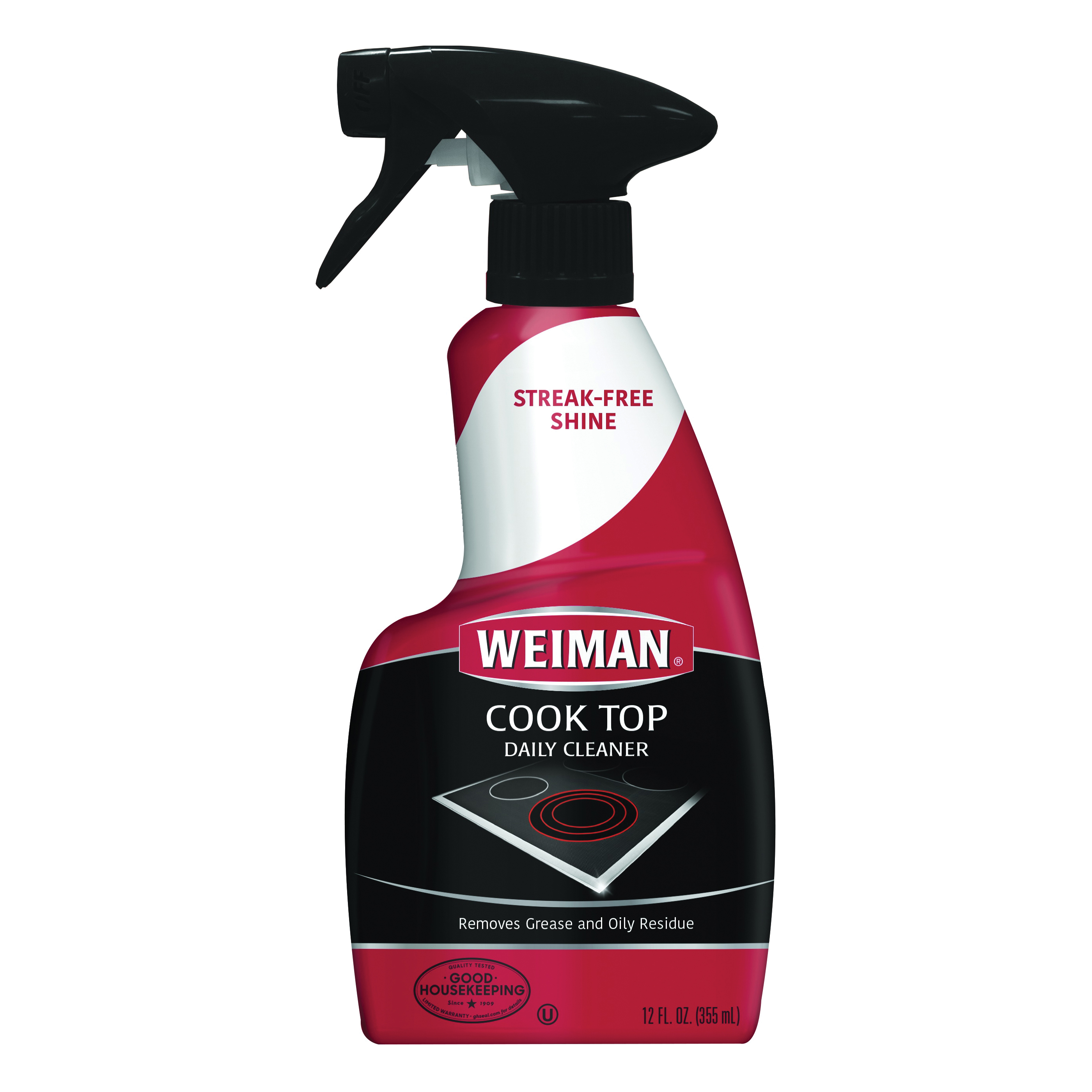 Weiman 70 Cooktop Cleaner, 12 oz, Liquid, Apple, Clear - 4