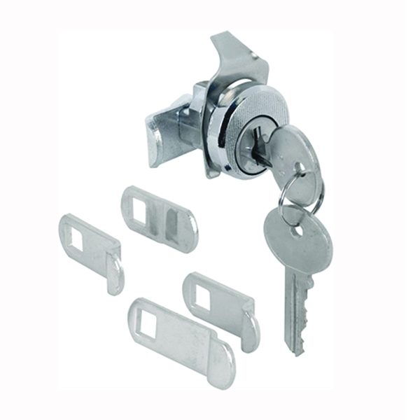 S 4533 Mailbox Lock, Tumbler Lock, Steel, Nickel