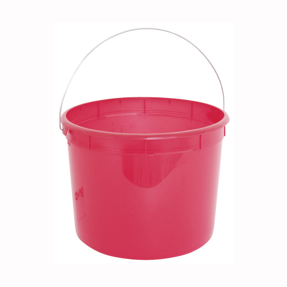 ENCORE Plastics 05160 Paint Pail, 5 qt Capacity, Plastic, Red