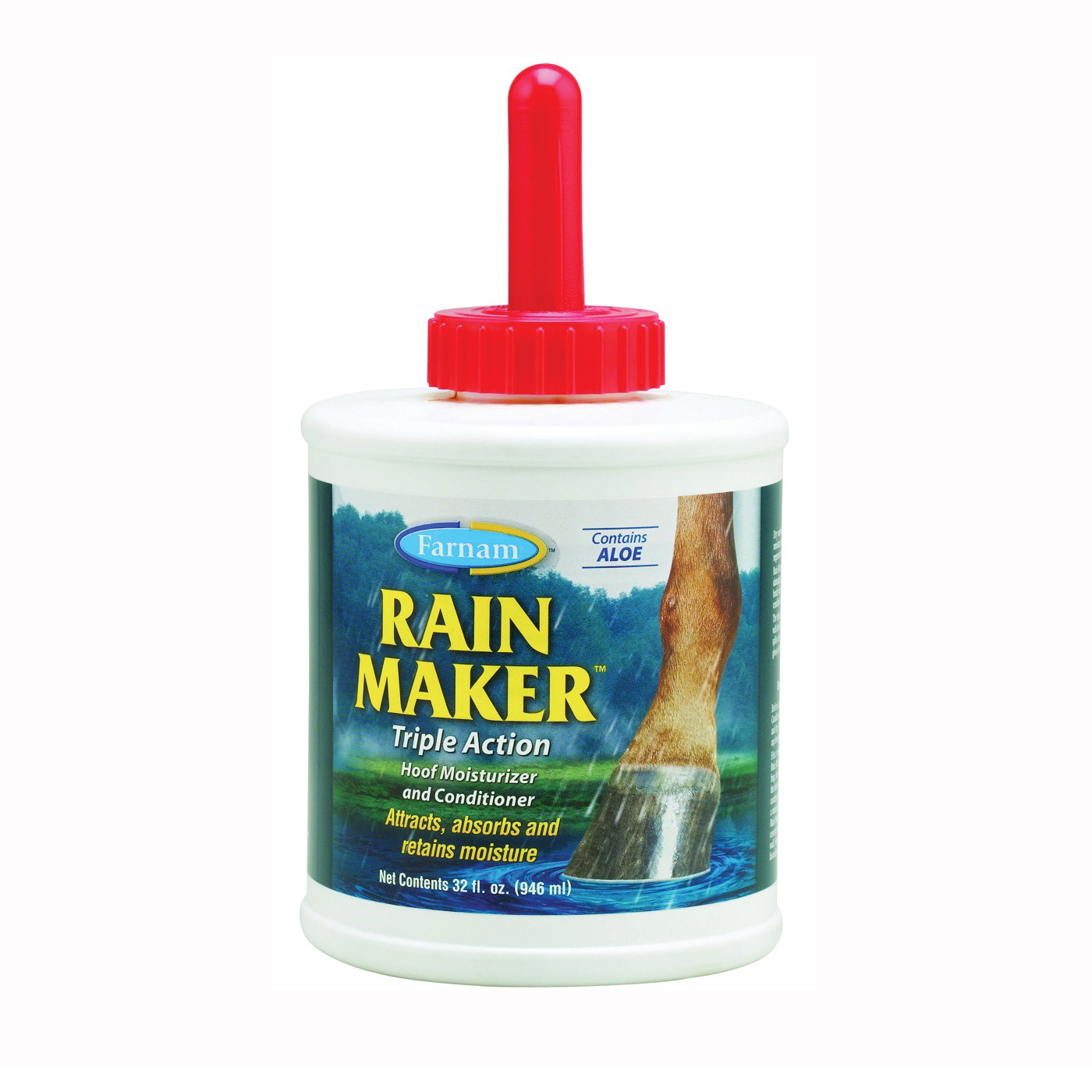 Rain Maker 39701 Hoof Moisturizer and Conditioner, Triple Action, 32 oz