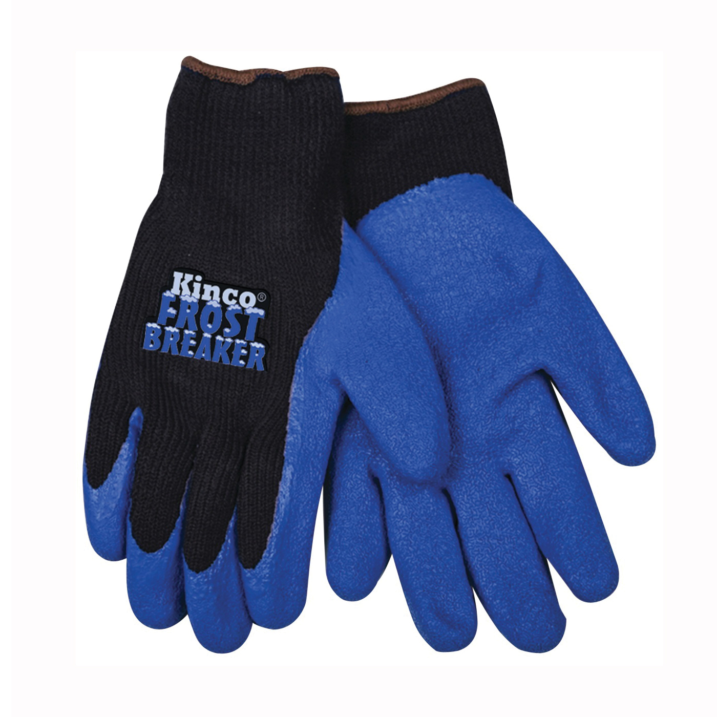 1789-M Protective Gloves, Men's, M, 11 in L, Regular Thumb, Knit Wrist Cuff, Acrylic, Black/Blue
