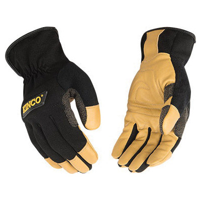 2122-XL Work Gloves, Men's, XL, Angled Wing Thumb, Easy-On Cuff, Polyester/Spandex Back