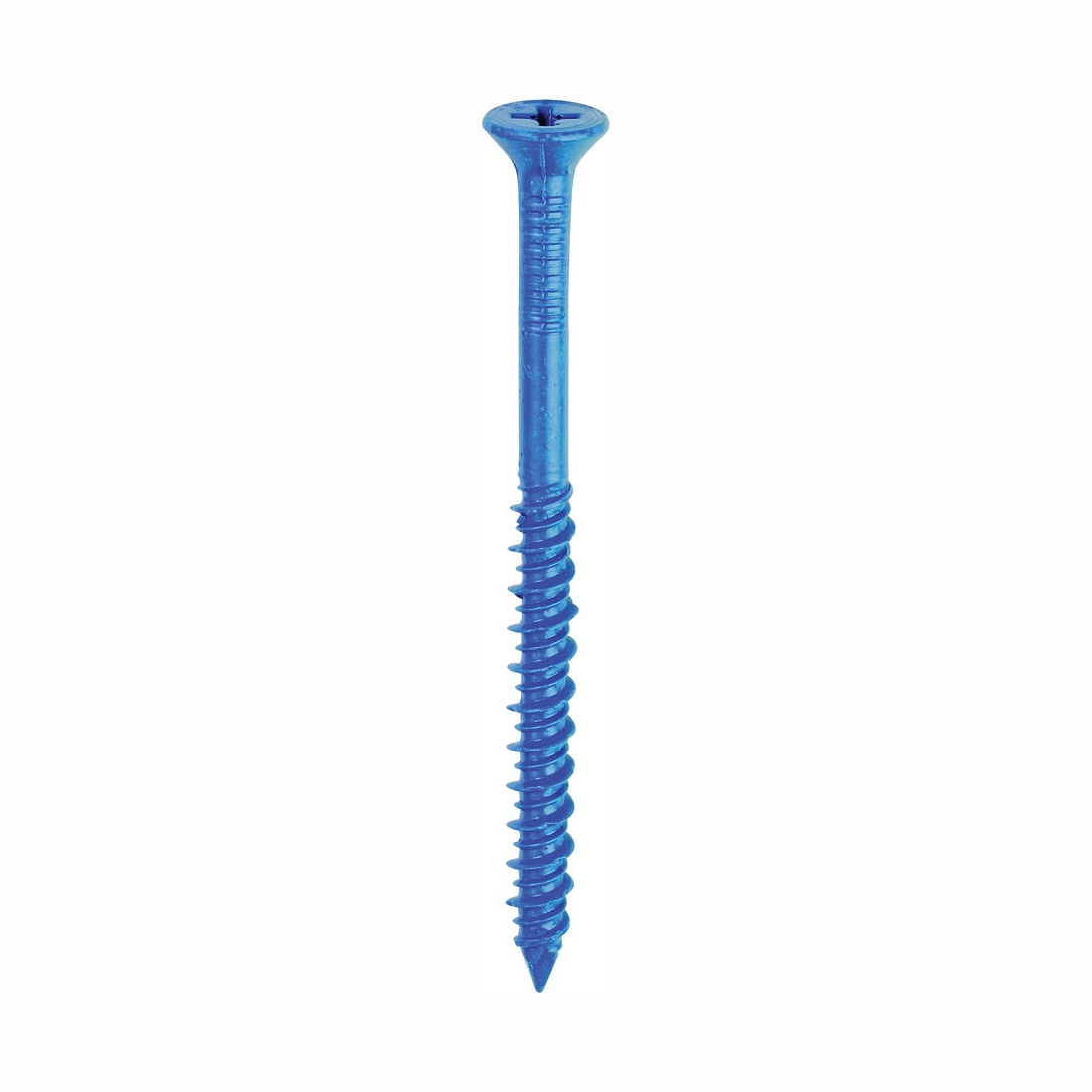 24385 Screw Anchor, 2-3/4 in L, Flat Head, Phillips Drive, Steel, Climaseal, 75 PK, 1/4 in Drive
