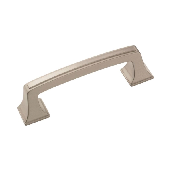 BP53030G10 Cabinet Pull, 3-3/4 in L Handle, 1-1/8 in H Handle, 1-1/16 in Projection, Zinc, Satin Nickel